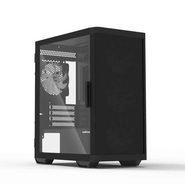 Корпус Zalman M4 без БП, 2xUSB3.0, 1xUSB2.0, 4x120мм ARGB, VGA 320мм, LCS ready, TG Side Window, mATX, чорний RC_M4BLACK фото