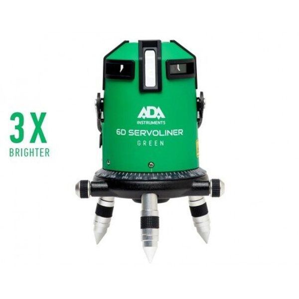 Лазерный нивелир ADA 6D SERVOLINER GREEN (А00500) HY_90109414 фото