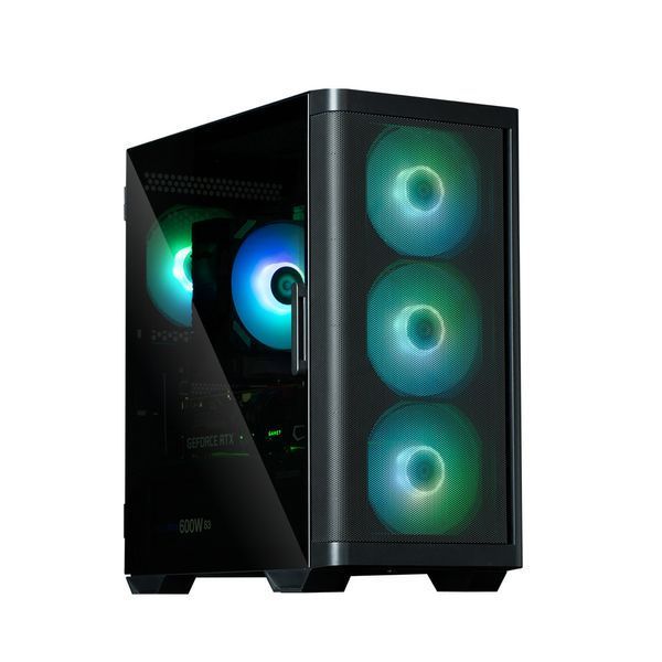 Корпус Zalman M4 без БП, 2xUSB3.0, 1xUSB2.0, 4x120мм ARGB, VGA 320мм, LCS ready, TG Side Window, mATX, чорний RC_M4BLACK фото