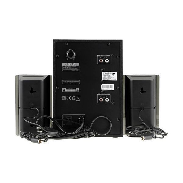 Акустична система M-500U 2.1, 40W, mini-jack, USB, SD, пк, чорний Microlab RC_M-500U фото