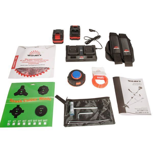 Коса аккумуляторная Vitals Master AZT 3680-1n BL Kit IN_243562 фото