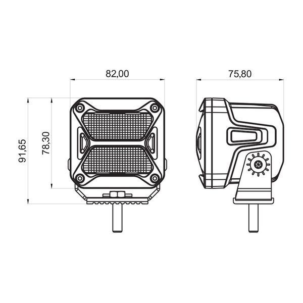 Світлодіодна фара робочого світла WL-G7 mini 20W Premium Driving CY_НФ-00001519 фото