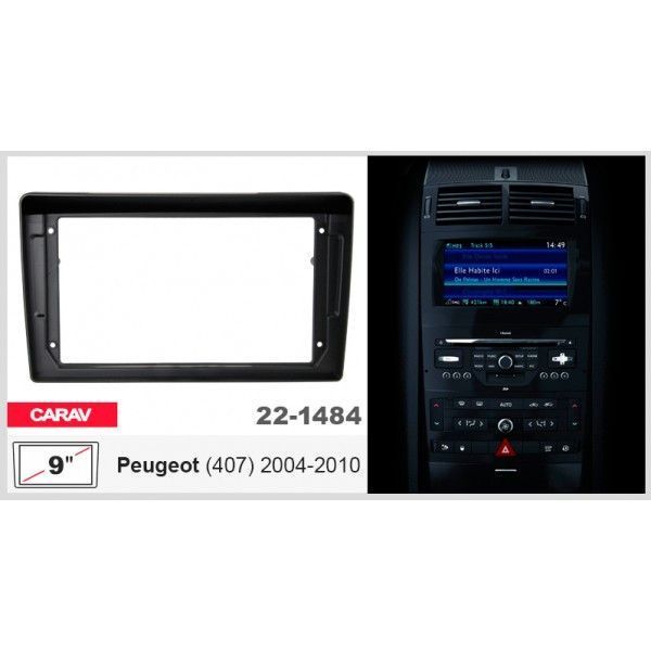 Перехідна рамка Peugeot 407 Carav 22-1484 AV_22-1484 фото