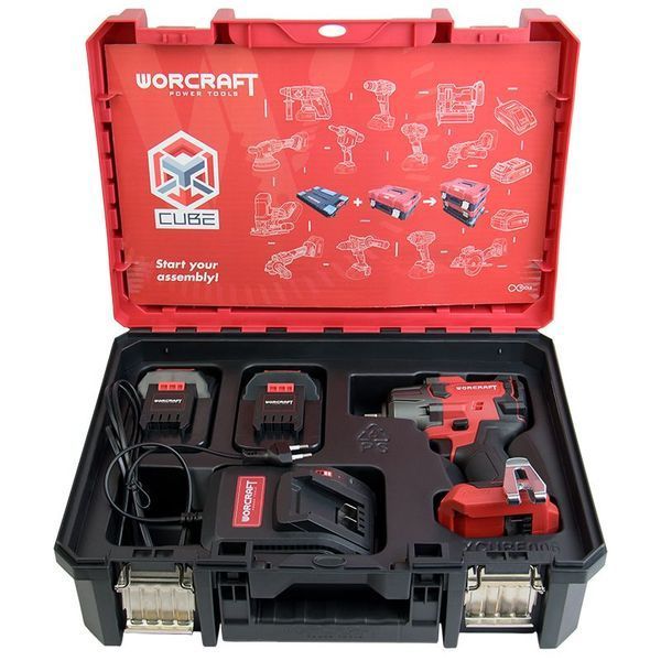 Акумуляторний безщітковий гайковерт WORCRAFT XCUBE006 WM_13245 фото