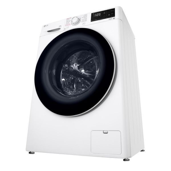 Пральна машина LG фронтальна, 8.5кг, 1200, A+++, 48см, дисплей, пара, інвертор, білий RC_F2V3GS0WW фото