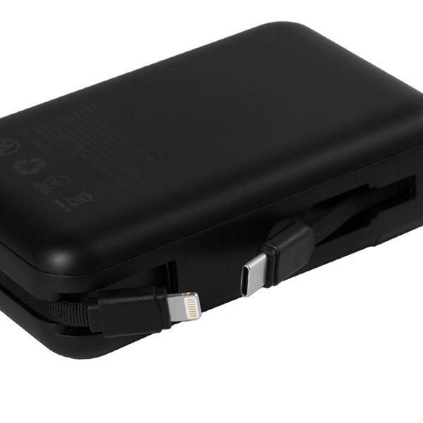 Універсальна мобільна батарея Brevia 20000mAh 22.5W Type-C+Lightning Cable, Li-Pol, LCD LI_45222 фото