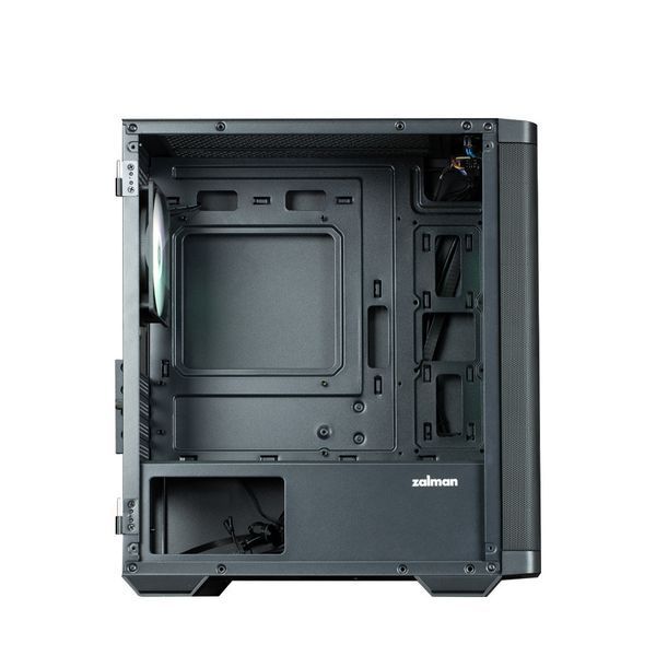Корпус Zalman M4 без БП, 2xUSB3.0, 1xUSB2.0, 4x120мм ARGB, VGA 320мм, LCS ready, TG Side Window, mATX, чорний RC_M4BLACK фото