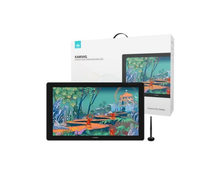 Графічний монітор Huion 23,8" Kamvas 24 USB-C, чорний RC_GS2401 фото