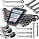 Набор ключей TAGRED с трехщеткой 8-19 мм 7 шт KM_TA1207 фото 1