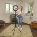 Штатив зі світлодіодним кільцем SpotLight Steady 120 V2 BT Black HAMA RC_00004659 фото 10
