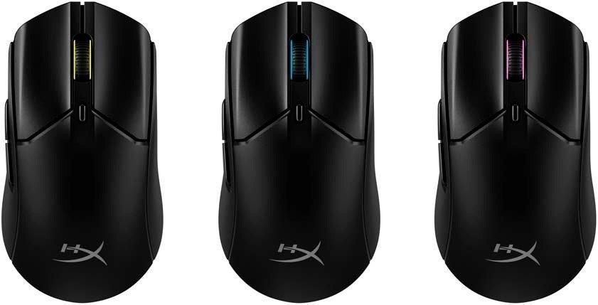 Мышь HyperX Pulsefire Haste 2, RGB, USB-A/WL/BT, черный RC_6N0B0AA фото