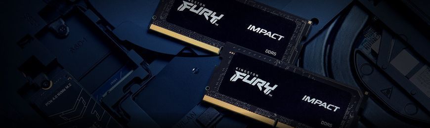 Память ноутбука Kingston DDR5 16GB 4800 FURY Impact RC_KF548S38IB-16 фото