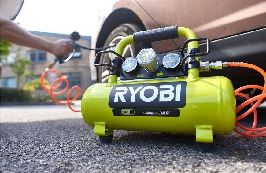 Компресор акумуляторний Ryobi R18AC-0 (без АКБ та зарядного пристрою) HY_090112264 фото