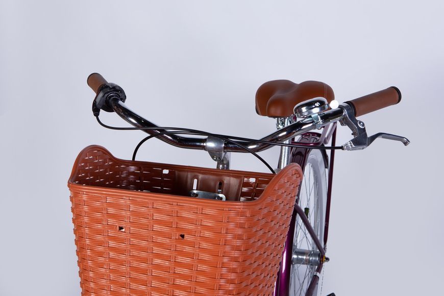 Велосипед ST 28" Dorozhnik RETRO PH рама-19" малиновый 2025 VT_OPS-D-28-439 фото