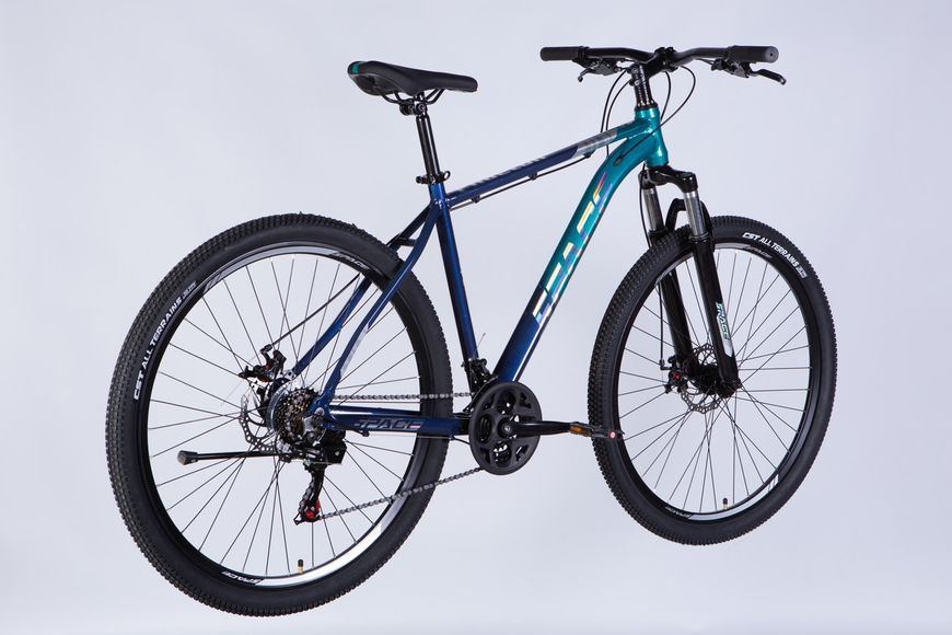 Велосипед AL 29" SPACE PHAETON DD FR рама-20" сине-зеленый 2025 VT_OPS-SP-29-062 фото