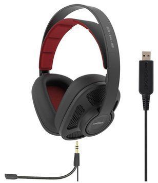 Гарнитура компьютерная стерео Over-Ear Koss GMR/545 AIR Gaming, USB/3.5мм, Uni Mic, 2.4м/1.2м, Черный RC_194142.101 фото