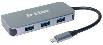 USB-концентратор D-Link DUB-2335 3xUSB3.0, 1xUSB-C/PD, 1xHDMI 1.4b, 1xGE, USB-C RC_DUB-2335 фото