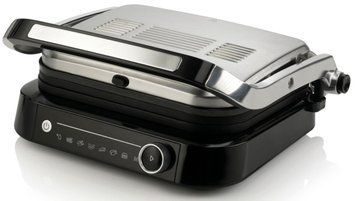 Gorenje Гриль притискний, 2100Вт, темп. режимів-7, знімні пластини, розкриття на 180, метал, сірий RC_GCG2100S фото