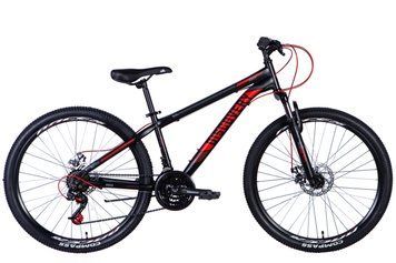 Велосипед сталь 26 Discovery RIDER AM DD рама-13" чорний (матовий) 2024 VT_OPS-DIS-26-598 фото