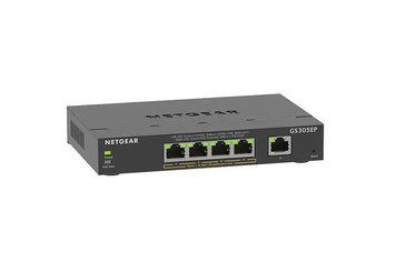 Коммутатор NETGEAR GS305EP 5xGE (4xPoE), 63Вт, WebSmart RC_GS305EP-100PES фото