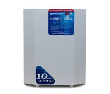 Стабілізатор напруги терісторний NORMA 12 (12000Вт) 220В, стабілізація 120-260, 9 ступенів U_20233 фото