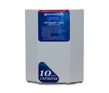 Стабілізатор напруги теристорний OPTIMUM HV 9 (9000Вт) 220В, стабілізація 167-299, 12 ступенів U_20078 фото
