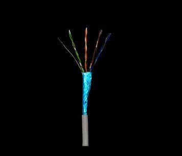 Кабель кручена пара GEAR FTP 4x2x0,51 Cat5E, CCA, для внутрішніх робіт 305m U_36003 фото