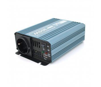 Інвертор напруги Mexxsun MXS-300, 12V/220V, 300W з модифікованою синусоїдою, 1 Shuko, клемні дроти, Q12 U_29227 фото