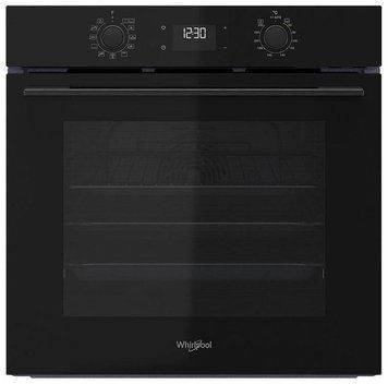 Духова шафа Whirlpool електрична, 71л, A+, дисплей, конвекція, телескопічні напрямні, чорний RC_OMK58HU1B фото