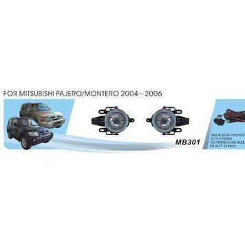 Фары доп.модель Mitsubishi Pajero 2005-2007/MB-301/HB4(9006)-12V51W/эл.проводка (MB-301) OL_00000017569 фото