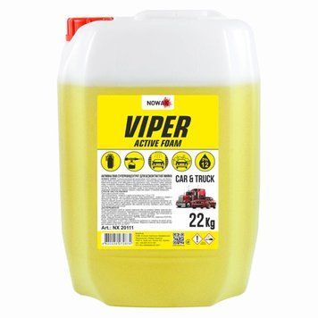 Активная пена Nowax Viper Active Foam суперконцентрат для бесконтактной мойки, 20л. LI_NX20111 фото