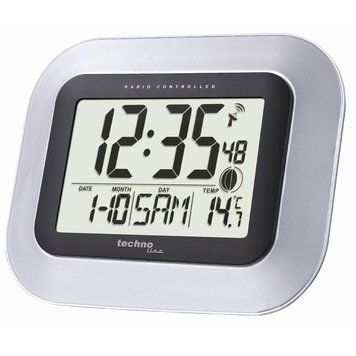 Часы настенные Technoline WS8005 Silver/Black (WS8005) DS_DAS301208 фото