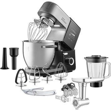 Кухонная машина Sencor Paul 3 1800Вт, чаша-металл, корпус-металл, насадок-15, металл RC_STM8950 фото