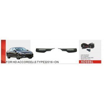 Фары доп.модель Honda Accord/2016-17/HD-986L/U.S TYPE/эл.проводка (HD-986-LED) OL_48074 фото
