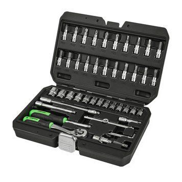 Профессиональный набор инструментов в кейсе Winso Pro 1/4" 72 T, CR-V, 46ед. LI_904046 фото
