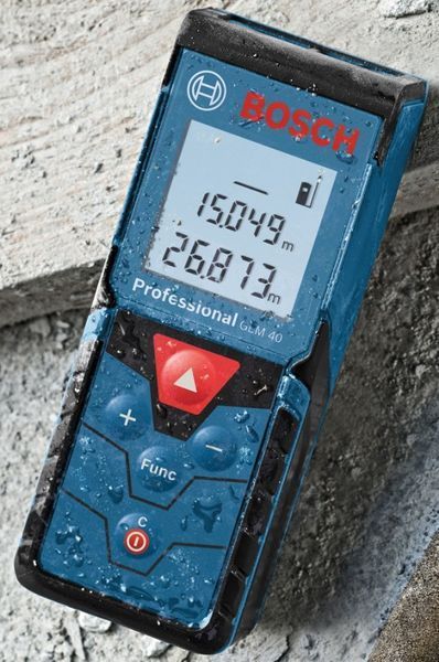 Далекомір лазерний Bosch GLM 40, 0.15-40м, &plusmn;1.5мм RC_0.601.072.900 фото