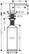 Дозатор для миючих засобів A41, 500мл, хром Hansgrohe RC_40438000 фото 2