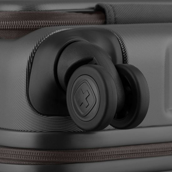 Валіза Wenger Skyon Hardside Carry-On, мала, з відсіком для н/б 16", полікарбонат, TSA, 4 колеса, розширення, USB, сірий RC_653564 фото