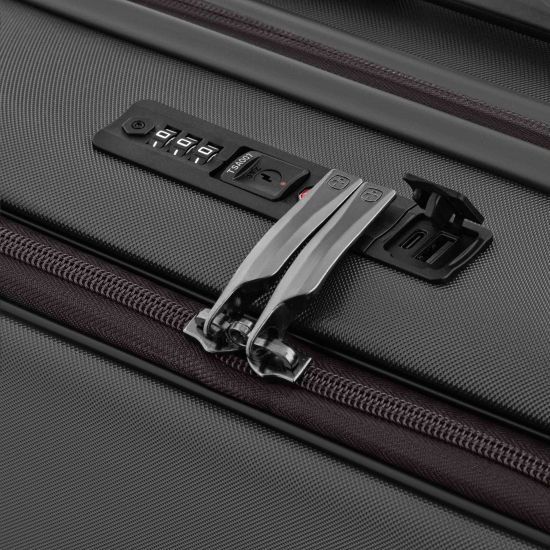 Валіза Wenger Skyon Hardside Carry-On, мала, з відсіком для н/б 16", полікарбонат, TSA, 4 колеса, розширення, USB, сірий RC_653564 фото