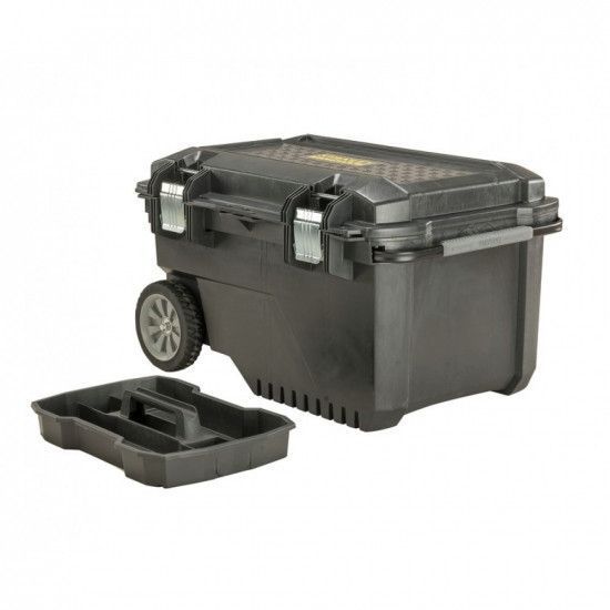 Ящик для инструмента Stanley FatMax Mid-Size Chest, лоток, с колесами 7", высокопрочная металлическая ручка, RC_FMST1-73601 фото