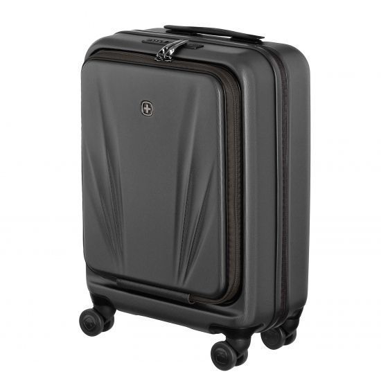 Валіза Wenger Skyon Hardside Carry-On, мала, з відсіком для н/б 16", полікарбонат, TSA, 4 колеса, розширення, USB, сірий RC_653564 фото