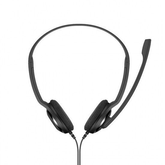 Гарнітура ПК стерео On-Ear EPOS PC 5 Chat, mini-jack, uni mic, 2м, чорний RC_1000445 фото