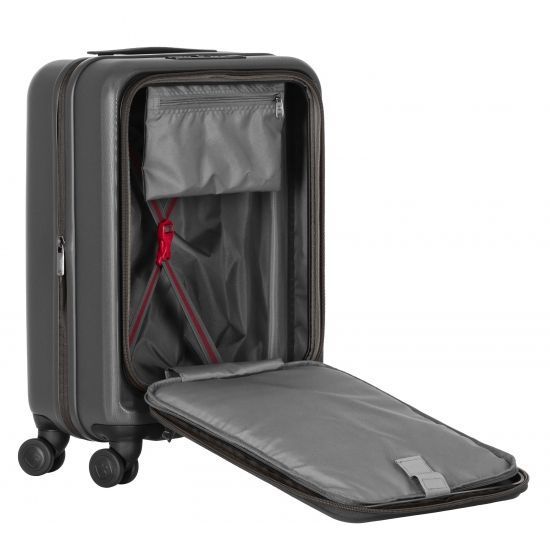 Валіза Wenger Skyon Hardside Carry-On, мала, з відсіком для н/б 16", полікарбонат, TSA, 4 колеса, розширення, USB, сірий RC_653564 фото