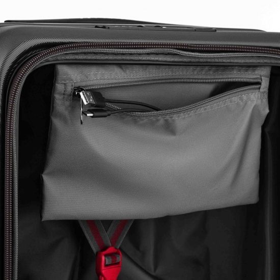 Валіза Wenger Skyon Hardside Carry-On, мала, з відсіком для н/б 16", полікарбонат, TSA, 4 колеса, розширення, USB, сірий RC_653564 фото