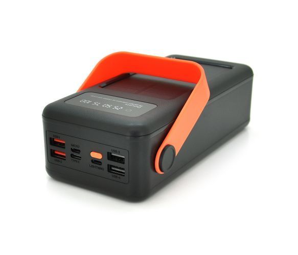 Повербанк 50000 mAh Solar YM-637 Input: 5V/2 1A Output: 5V /2 1A Black U_28183 фото