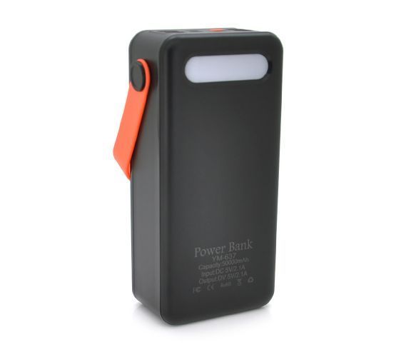Повербанк 50000 mAh Solar YM-637 Input: 5V/2 1A Output: 5V /2 1A Black U_28183 фото