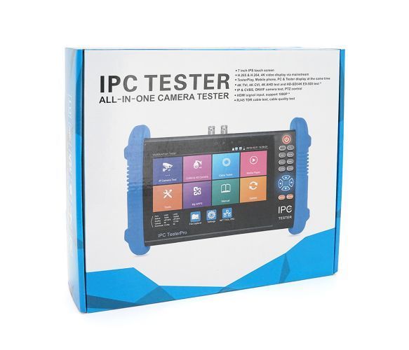 Тестер відеосигналу M-IPC-600E із сенсорним дисплеєм 7 дюймів, підтримує IP, AHD, CVI, TVI, CVBS-камери U_25940 фото