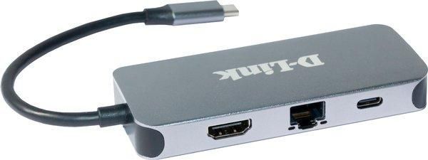 USB-концентратор D-Link DUB-2335 3xUSB3.0, 1xUSB-C/PD, 1xHDMI 1.4b, 1xGE, USB-C RC_DUB-2335 фото