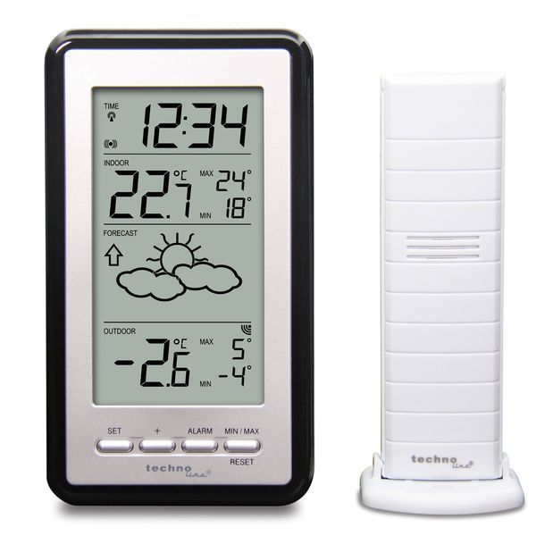 Метеостанція Technoline WS9130 Silver/Black (WS9130) DS_DAS301787 фото