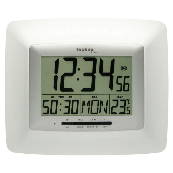 Годинник настінний Technoline WS8100 White/Silver (WS8100) DS_DAS301806 фото